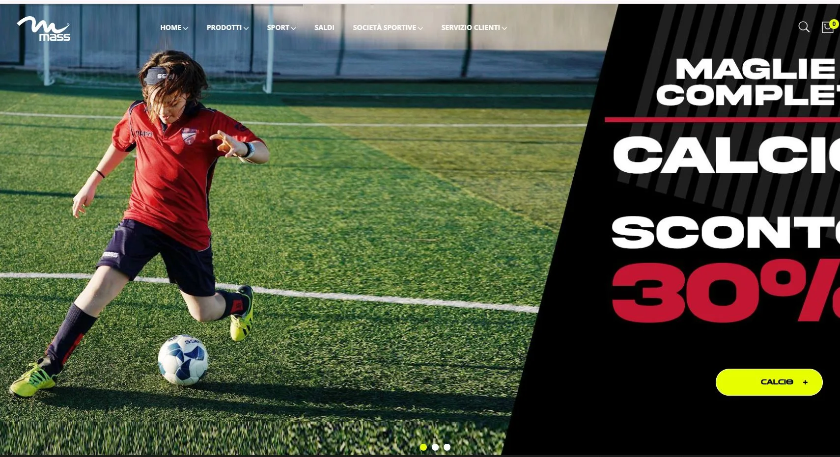 Massport ecommerce sport homepage ottimizzazione SEO e performance SeoMask