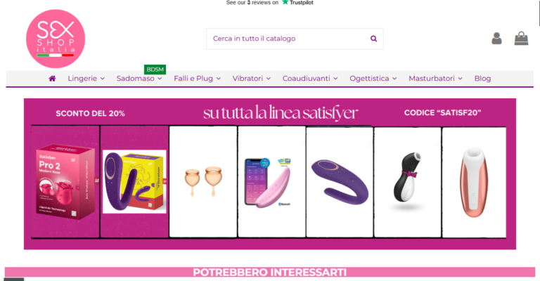 Sito Sexshop Italia ecommerce restyling ottimizzazione SEO e UX SeoMask