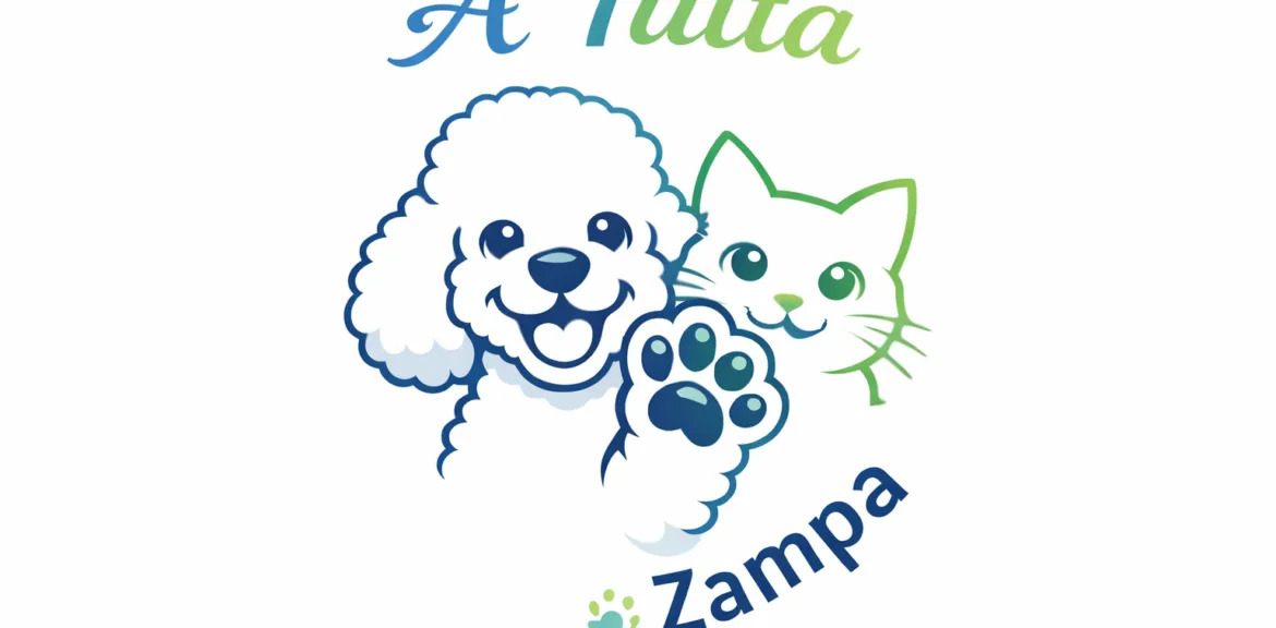 Logo brand Atuttazampa.it per prodotti dedicati a cani e gatti