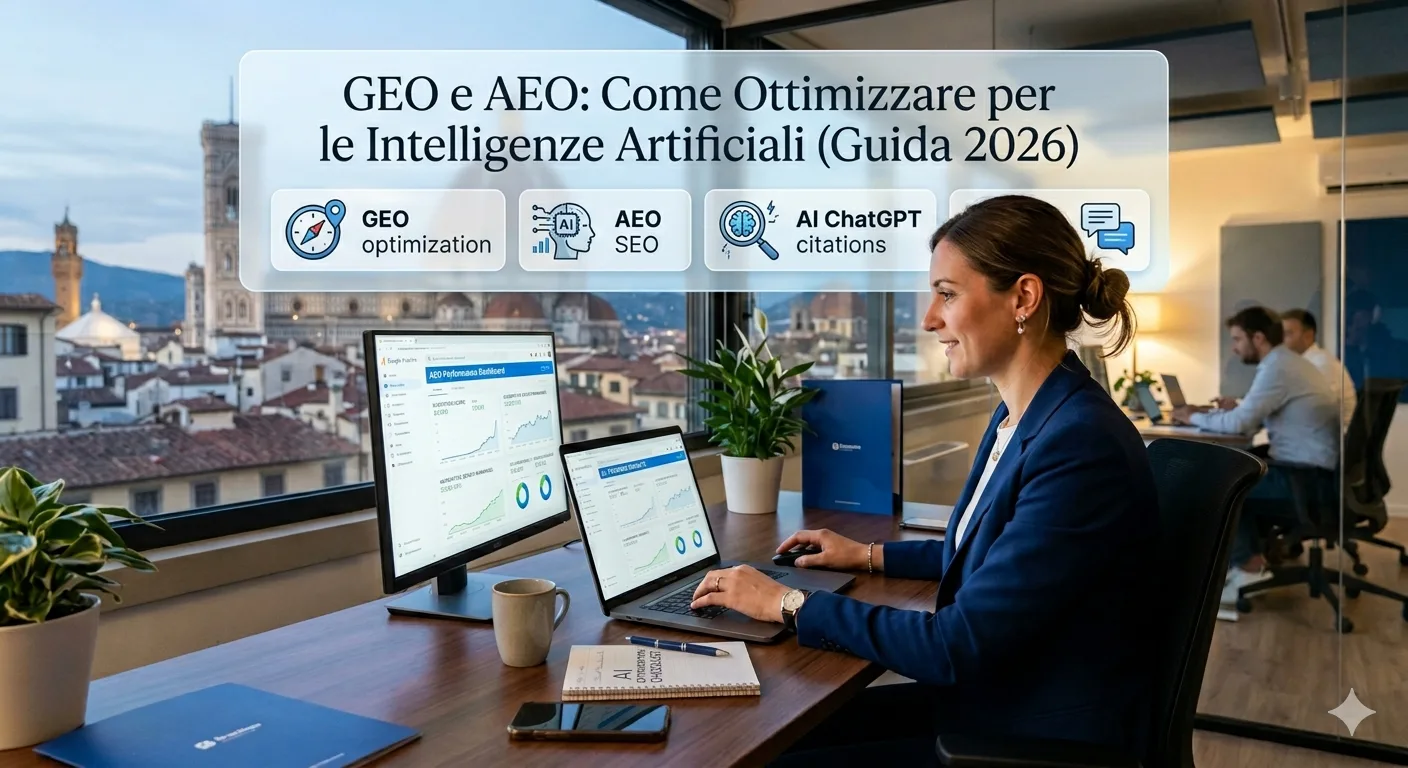 GEO e AEO ottimizzazione per intelligenze artificiali generative nel 2026