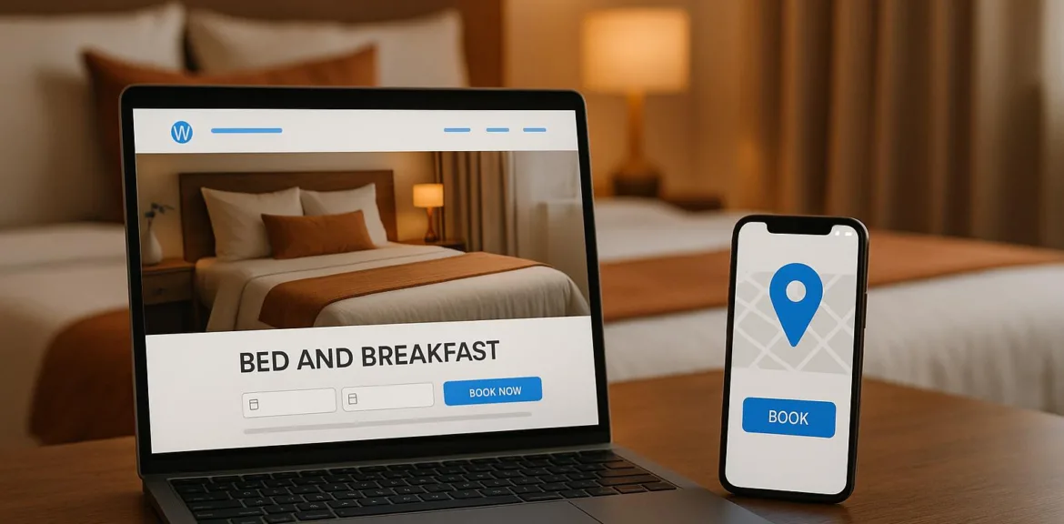 Sviluppo sito WordPress per B&B con sistema di prenotazione online